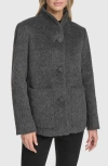 Andrew Marc Wool-blend Piper Jacket In Gray
