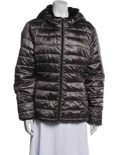 Pre-owned Andrew Marc Printed Jacket In Gray