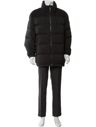 Pre-owned Andrew Marc Puffer Coat In Black