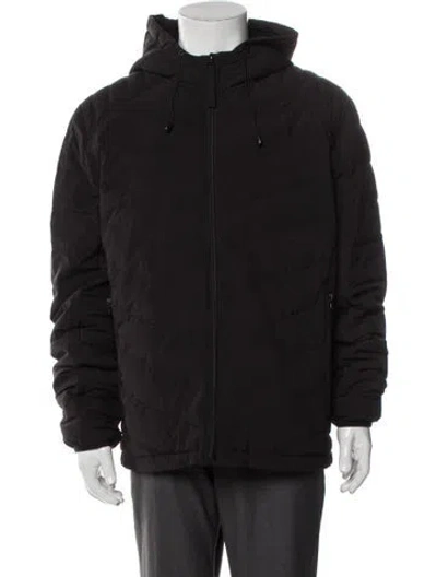 Pre-owned Andrew Marc Puffer Coat In Gray