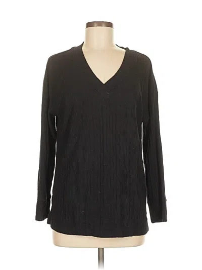 Pre-owned Andrew Marc Pullover Sweater In Black