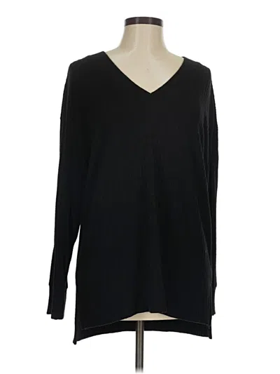 Pre-owned Andrew Marc Pullover Sweater In Black