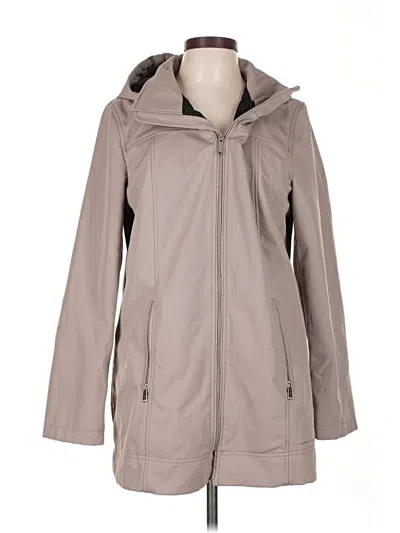 Pre-owned Andrew Marc Raincoat In Gray