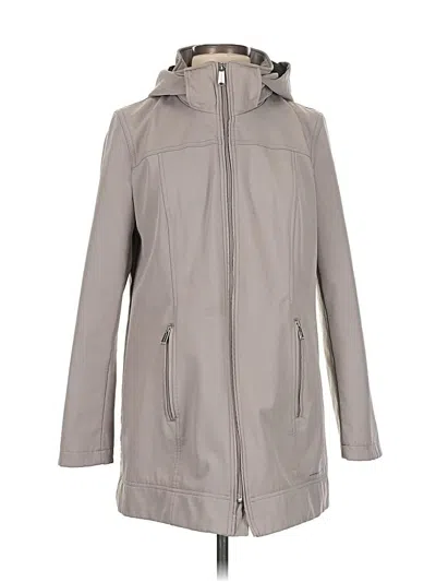 Pre-owned Andrew Marc Raincoat In Gray