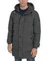 Andrew Marc Rummel Hooded Stadium Coat In Gray