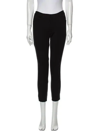 Pre-owned Andrew Marc Skinny Leg Pants In Black