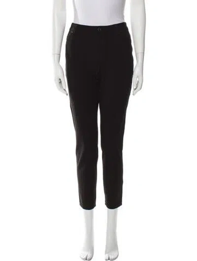 Pre-owned Andrew Marc Skinny Leg Pants In Black