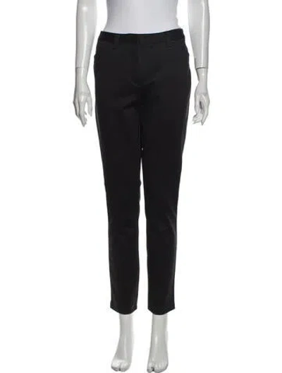Pre-owned Andrew Marc Skinny Leg Pants In Black