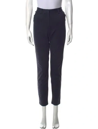 Pre-owned Andrew Marc Skinny Leg Pants In Blue