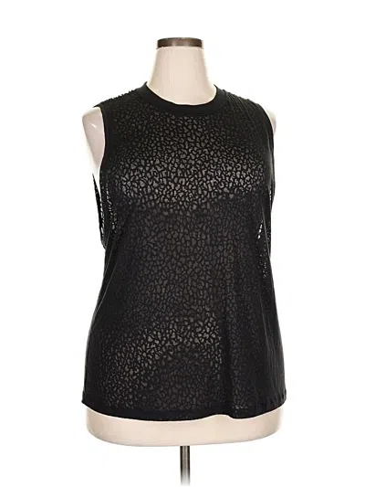 Pre-owned Andrew Marc Sleeveless T-shirt In Black