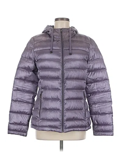 Pre-owned Andrew Marc Snow Jacket In Purple