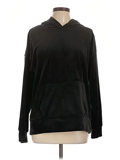 Pre-owned Andrew Marc Sport Pullover Hoodie In Black