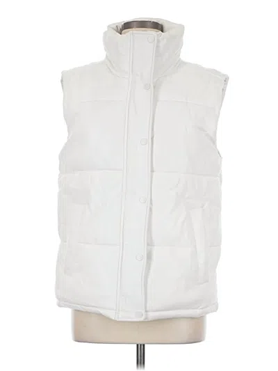 Pre-owned Andrew Marc Sport Vest In White