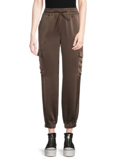 Andrew Marc Sport Women's Cargo Joggers In Taupe