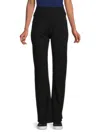 Andrew Marc Sport Women's High Waist Flared Pants In Black