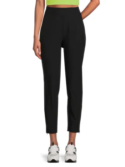 Andrew Marc Sport Women's Solid Cropped Pants In Black