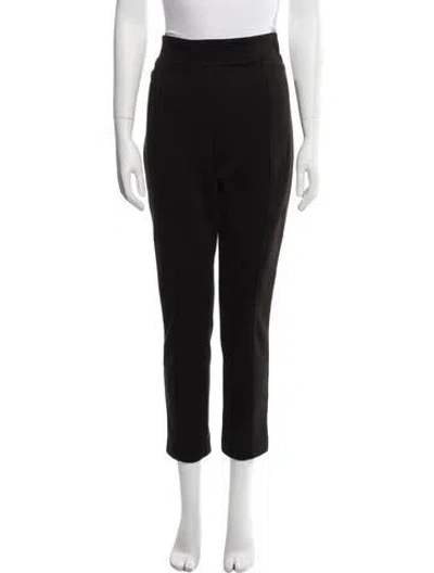 Pre-owned Andrew Marc Straight Leg Pants In Black
