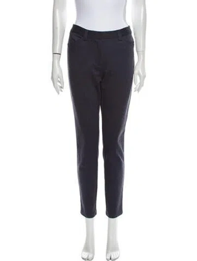 Pre-owned Andrew Marc Straight Leg Pants In Blue