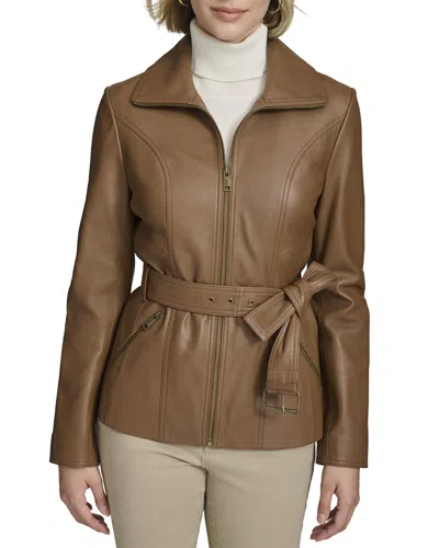 ANDREW MARC TATUM LEATHER COAT