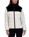 Andrew Marc Tilly Color Block Short Puffer Jacket