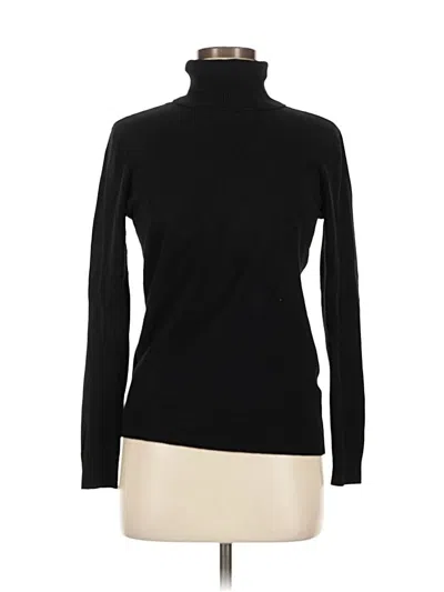 Pre-owned Andrew Marc Turtleneck Sweater In Black