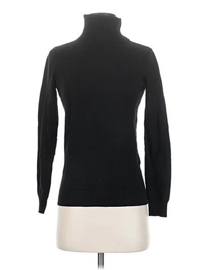 Pre-owned Andrew Marc Turtleneck Sweater In Black