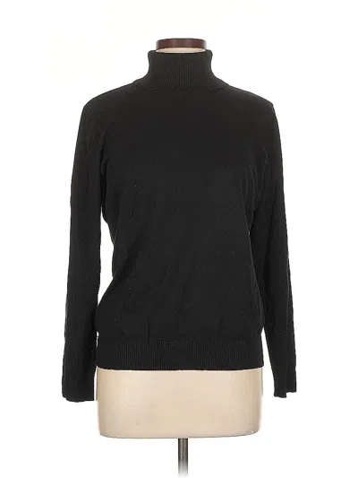 Pre-owned Andrew Marc Turtleneck Sweater In Black
