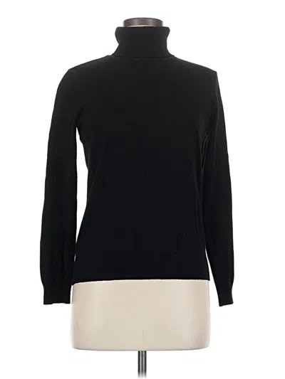 Pre-owned Andrew Marc Turtleneck Sweater In Black