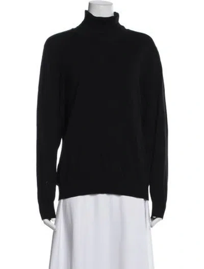 Pre-owned Andrew Marc Turtleneck Sweater In Black