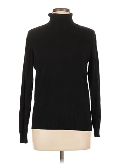 Pre-owned Andrew Marc Turtleneck Sweater In Black