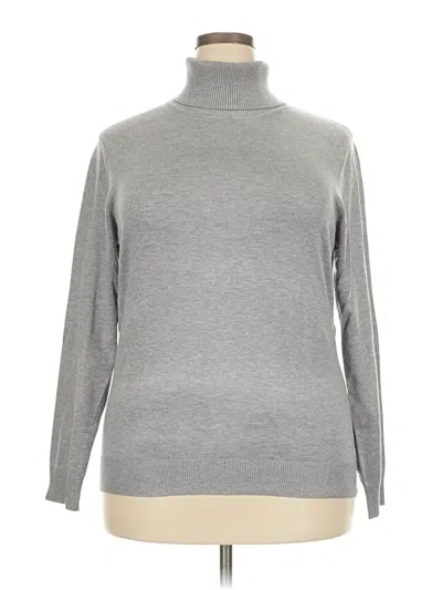 Pre-owned Andrew Marc Turtleneck Sweater In Gray