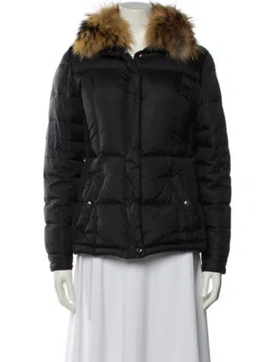 Pre-owned Andrew Marc Utility Jacket In Black