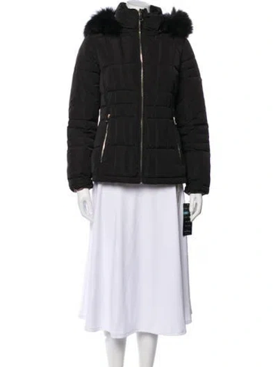 Pre-owned Andrew Marc Utility Jacket In Black