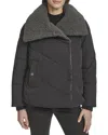 Andrew Marc Valencia Puffer Jacket In Black