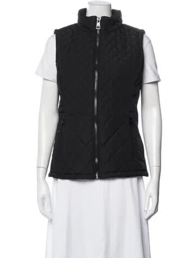 Pre-owned Andrew Marc Vest In Black