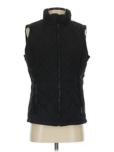 Pre-owned Andrew Marc Vest In Black