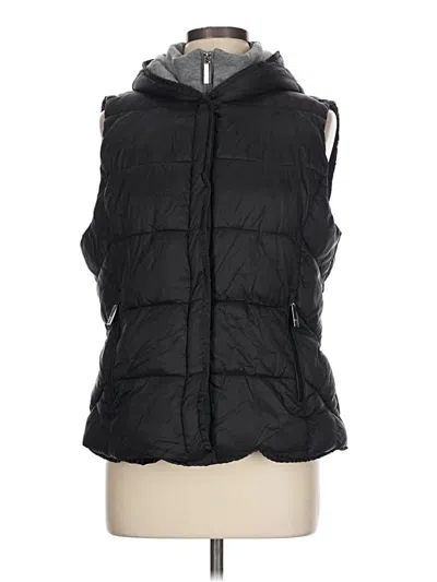 Pre-owned Andrew Marc Vest In Black