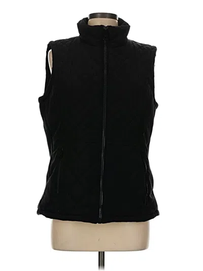 Pre-owned Andrew Marc Vest In Black