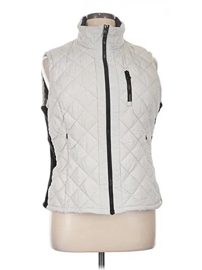Pre-owned Andrew Marc Vest In Gray