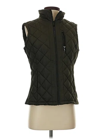 Pre-owned Andrew Marc Vest In Green
