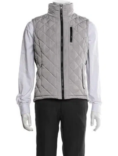 Pre-owned Andrew Marc Vest In Grey