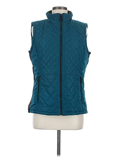 Pre-owned Andrew Marc Vest In Teal