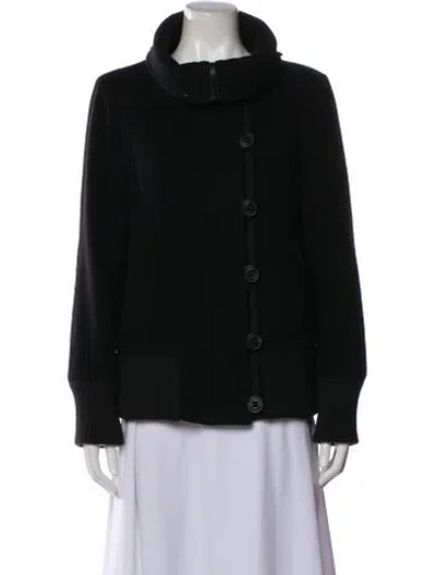 Pre-owned Andrew Marc Virgin Wool Jacket In Black