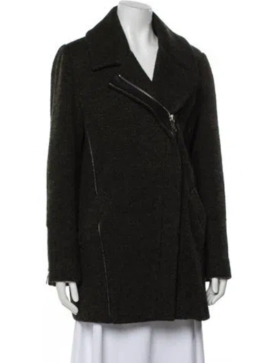 Pre-owned Andrew Marc Virgin Wool Jacket In Gray