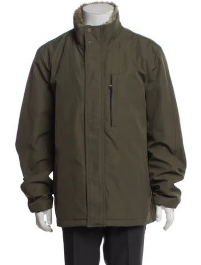Pre-owned Andrew Marc Windbreaker In Green