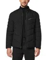 Andrew Marc Winslow Quilted Jacket In Black