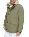 Andrew Marc Wittstock Waxed Insulated Jacket In Sage
