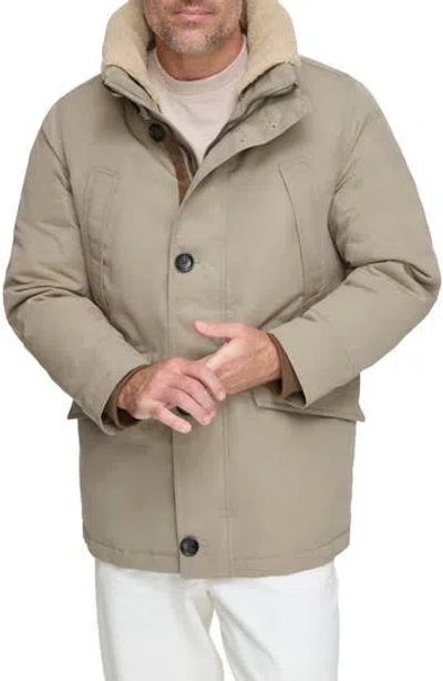 Andrew Marc Wittstock Waxed Insulated Jacket In White
