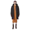 Andrew Marc Women's Baisley Hooded Parka Puffer With A High/low Hem