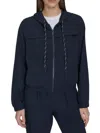 Andrew Marc Women's Commuter Hooded Zip Jacket